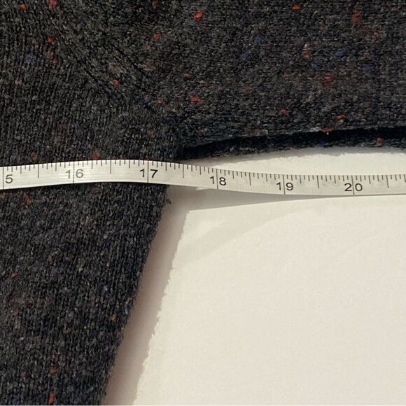 Madewell Black W/ Red Specks Wool Blend Open Front Cardigan Women's Size XXS - Picture 10 of 12